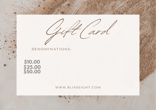 BlissSight™ Gift Card